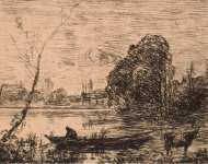 Corot Jean-Baptiste Camille L Etang  - Hermitage